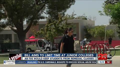 California bill aims to limit time at junior colleges