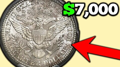 Do You Have a RARE COIN? 1908 Silver Barber Quarter Values!