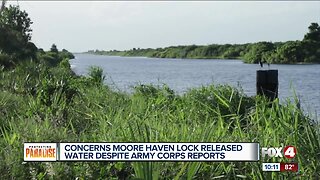 Concerns Moore Haven Lock released water despite Army Corps reports