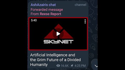 Documentary: Reese talks AI and Divided Human Race