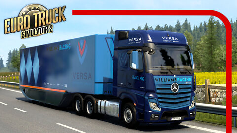 CAMINHÃO DA WILLIAMS RACING | Euro Simulator Truck 2