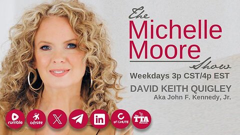 Guest, David Keith Quigley 'Aka John F. Kennedy, Jr.' The Michelle Moore Show (July 2, 2024)