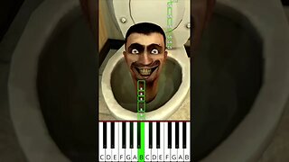 skibidi toilet - Octave Piano Tutorial