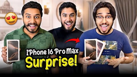 Surprising My Brother with an iPhone 16 Pro Max 😍 | Gone Wrong