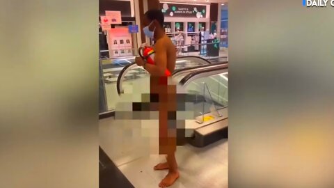 Naked Homeless Man Struck With Blunt Object Out Of Nowhere