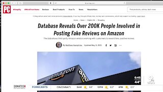 Report claims many fake Amazon reviews