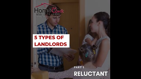 5 TYPES OF LANDLORDS - PART 1 (RELUCTANT)