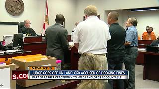 Judge goes off on landlord accused of dodging fines