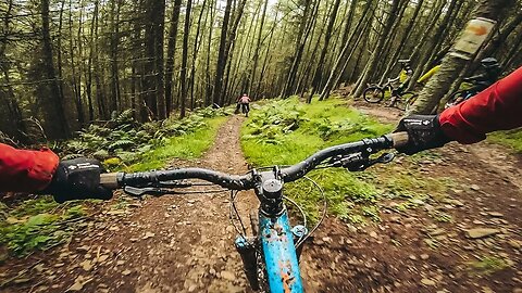 DOWNHILL MTB UPLIFT AT INNERLEITHEN, SCOTLAND!