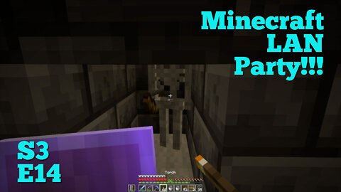 Minecraft LAN Party! Season 3 Episode 14 - Building The Skeleton Spawner (Livestream Highlights)