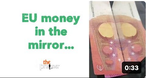 EU money in the mirror...