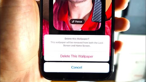 How To Remove Wallpaper on iPhone iOS 17