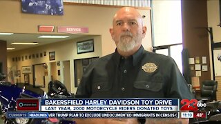 Bakersfield Harley Davidson holding annual Toy Drive