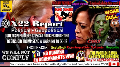 Ep. 3435b - [KH] Trapped In Her Copycat Policies,Infighting Begins,Did Trump Send A Warning To [KH]?