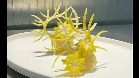 Art In Lemon Flower #ytshorts #youtubeshort #art #food #foryou #freefire #funny #youtubeshorts