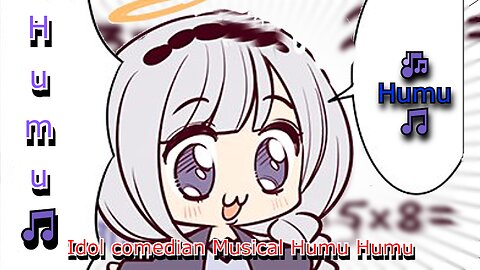 comedian vtuber Shirayuri lily sings Powdery Snow - Humu Humu lyrics edition