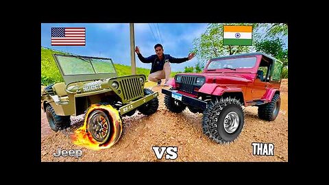 RC Thar Vs RC Wrangler on Water Reservoir Test - Chatpat toy TV