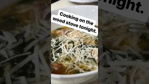 Wood Stove Italian Wedding Soup