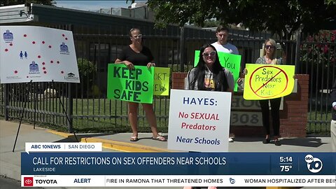 Call for restrictions on sex offenders near school