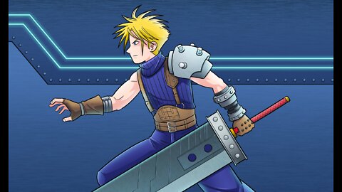 Cloud Strife Final Fantasy 7 Speed Paint