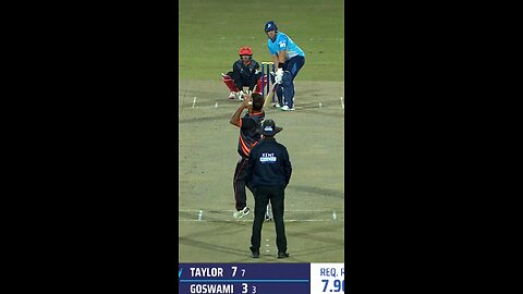 Ross Taylor done in by a dream left-arm spinner's delivery! 7 Superb from Praveen Gupta