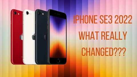 iPhone SE3 2022 - WHAT REALLY CHANGED???