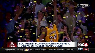 Southwest Florida sports fans react to the death of Kobe Bryant