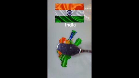 ASMR Guess the mixed Indian Flag colors 🇮🇳