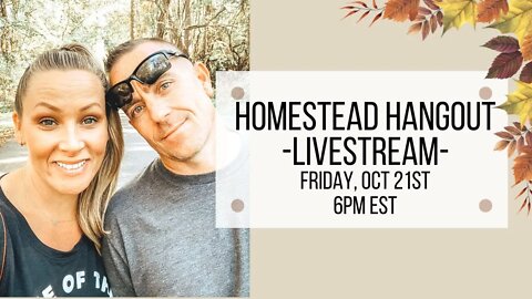 LIVESTREAM🌟 || Hittin’ the Road to ALASKA! || QTR 3 Homestead Hangout!