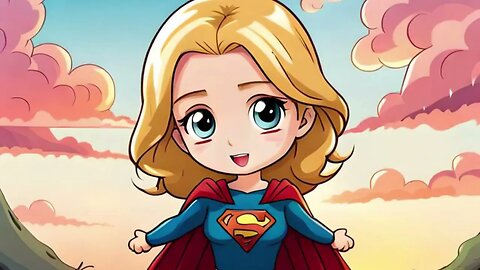 Supergirl Chibi Anime