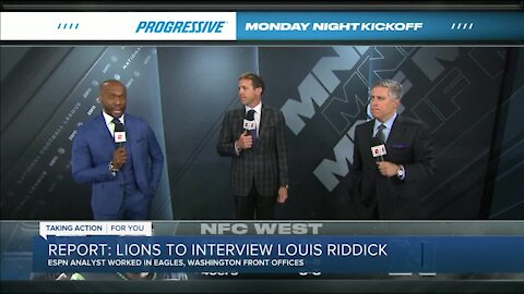 Report: Lions to interview Louis Riddick for GM job