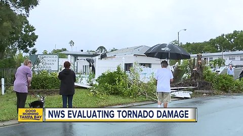 NWS to evaluate tornado damage in Tampa Bay area