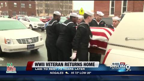 WWII Veteran laid to rest 73 years later