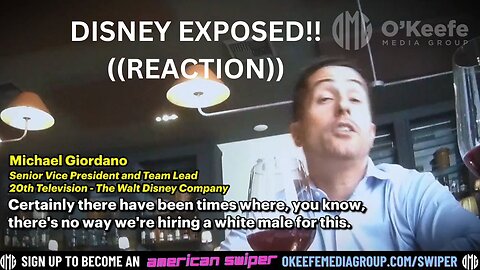 JAMES O' KEEFE EXPOSES DISNEY FOR HIRING ONLY BASED OFF RACE! ((CRAZY REACTION)) PT. 1