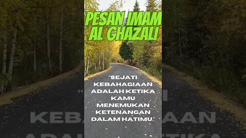 PESAN IMAM AL GHAZALI:#shorts #shortsfeed #shortsquotes