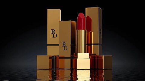 Lipstick model in blender