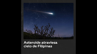 Arde un asteroide en el cielo de Filipinas