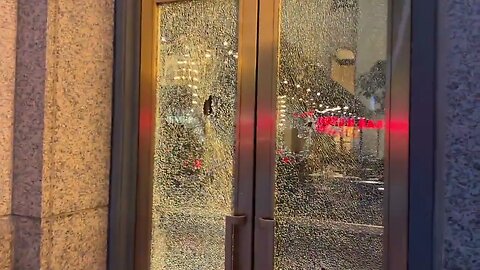 protesters throw rocks at Atlanta Police Foundation building in downtown Atlanta They also set off