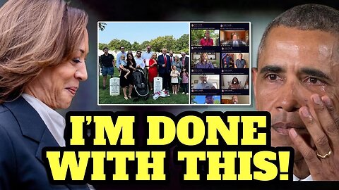 KAMALA HARRIS TO DROP OUT OF RACE & END CAMPAIGN AFTER GOLD STAR FAMILIES EXPOSE HER LIES & FAILUIRE