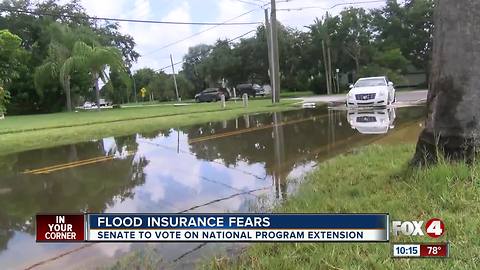 The National Flood Insurance program passes but now up to the Senate