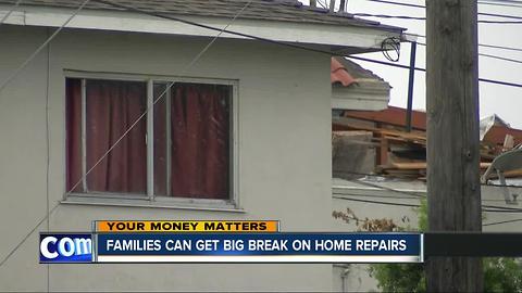 Some families can get their homes fixed for free