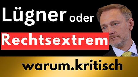 Lindner als rechtsextremer Delegitimierer entlarvt?@warum.kritisch🙈