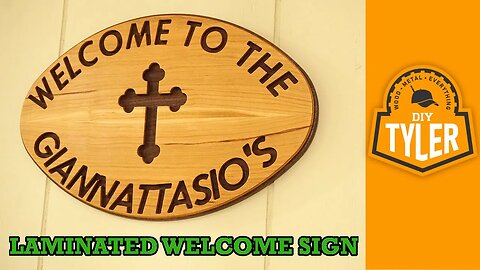 Laminated Welcome Sign