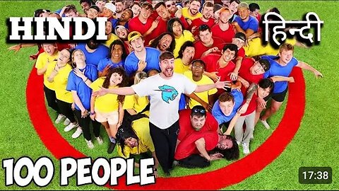 100 people in one circle win $5,00,000 | Epic MrBeast Challenge