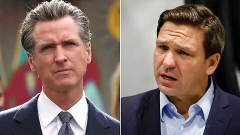 Awkward Gavin Newsom video goes viral after Florida visit 'Like a kindergartner'