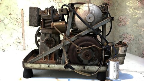 Restoration ancient oil free air compressors | Restore and rebuild the old air compressor