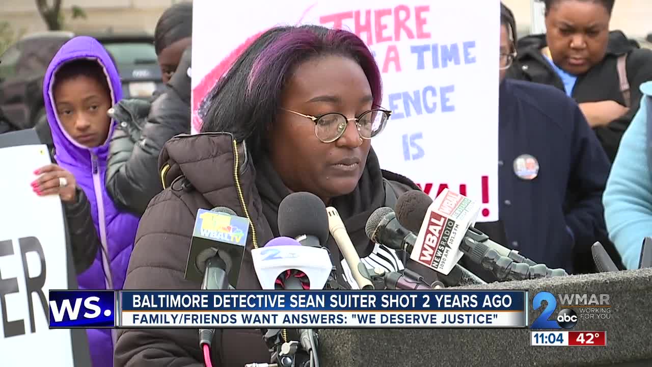 Baltimore Detective Sean Suiter's family, friends want answers