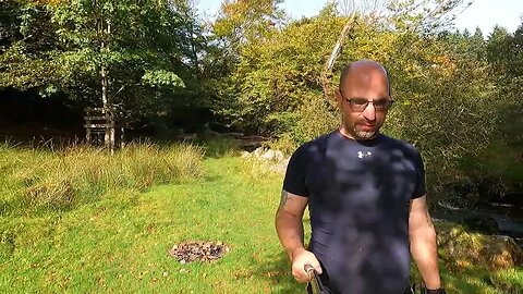 Morning vlog at a Riverside wildcamp Dartmoor 7th Oct 2023