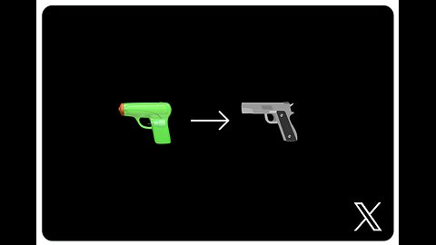 The New Gun Emoji on X