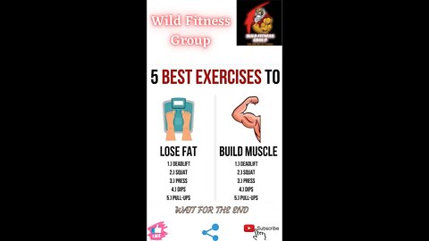 🔥5 best exercise to lose fat and build muscle🔥#shorts🔥#viralshorts🔥#fitnessshorts🔥#wildfitnessgroup🔥